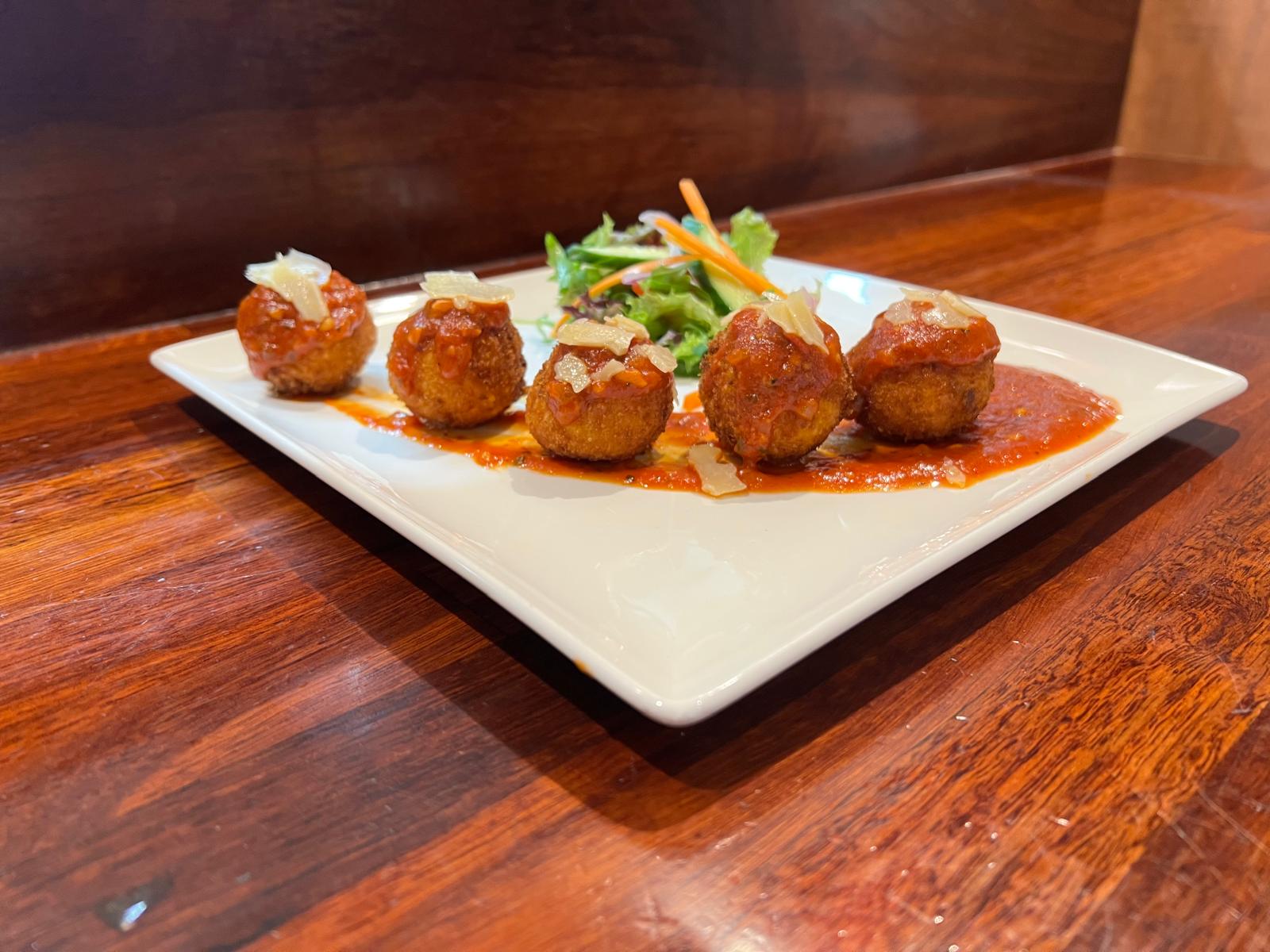 Racetrack Arancini di Roso at Racetrack Café