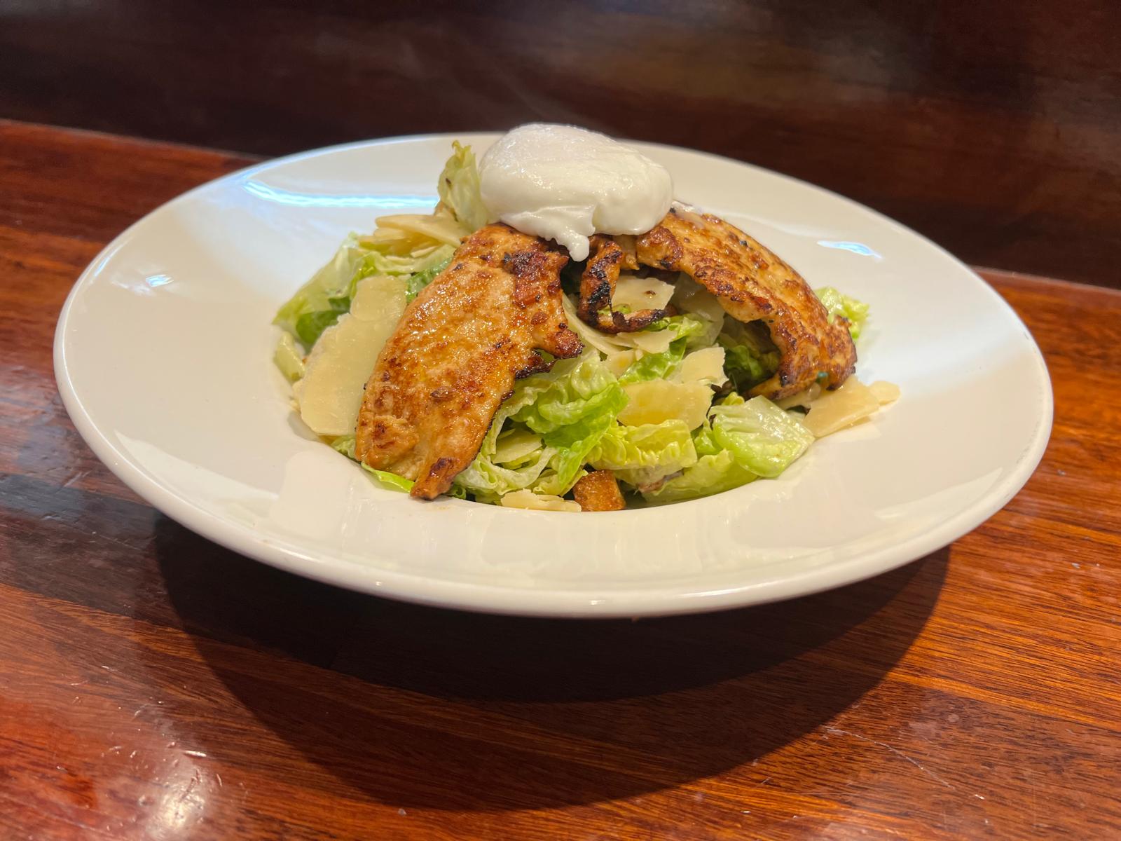 Chicken Caesar Salad at Racetrack Café