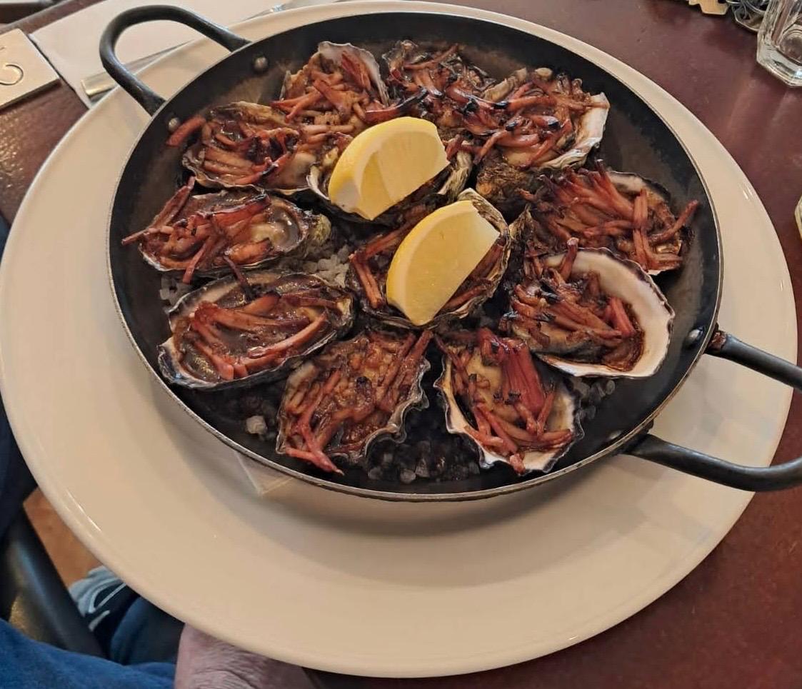 Tasmanian Oysters — Kilpatrick at Racetrack Café