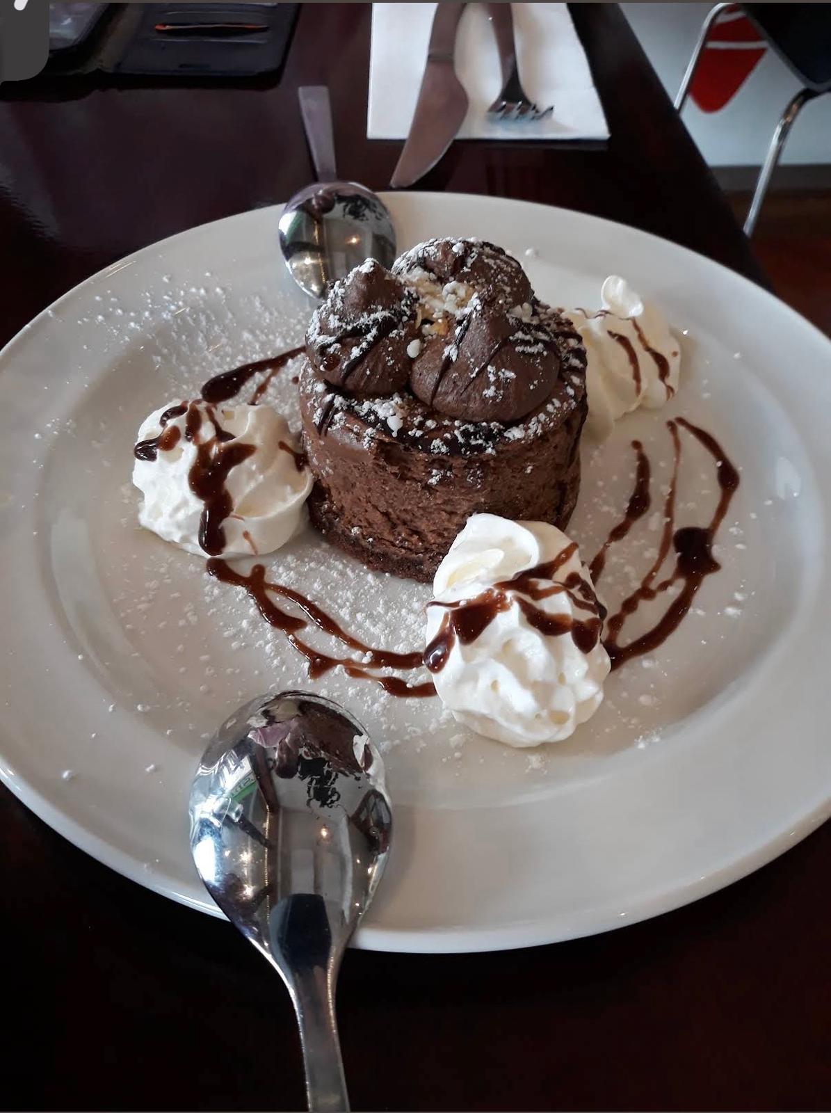 Cakes on Display at Racetrack Café